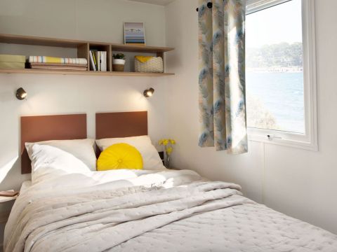 MOBILHOME 6 personnes - LE PANORAMIQUE PRIVILEGE Vue Réserve 6 pers