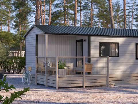 MOBILHOME 4 personnes - COTTAGE PRIVILEGE Vue Réserve