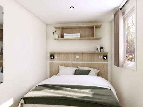 MOBILHOME 4 personnes - COTTAGE PRIVILEGE Vue Réserve