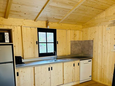 HÉBERGEMENT INSOLITE 5 personnes - LODGE PRIVILEGE BOIS Vue Réserve