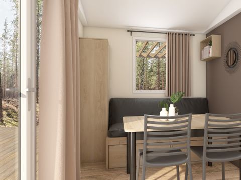 MOBILHOME 2 personnes - SUITE PRIVILEGE - Vue Partielle Réserve -