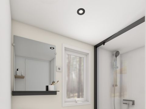 MOBILHOME 2 personnes - SUITE PRIVILEGE - Vue Partielle Réserve -