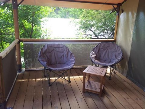 TENTE TOILE ET BOIS 5 personnes - Ciela Nature - 2 chambres (sans sanitaire)