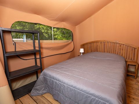 TENTE TOILE ET BOIS 5 personnes - Ciela Nature - 2 chambres (sans sanitaire)