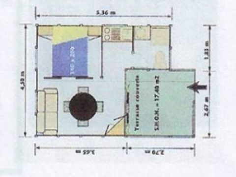 CHALET 2 personnes - STANDARD PETIT TRIANON