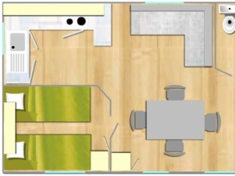 MOBILHOME 4 personnes - HAPPY
