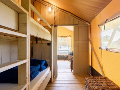 TENTE TOILE ET BOIS 5 personnes - Bois