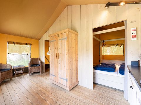 TENTE TOILE ET BOIS 4 personnes - Bois de Villatent