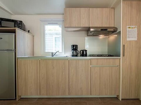 BUNGALOW 6 personnes - Mobil-home | Comfort | 3 Ch. | 6 Pers. | Terrasse surélevée