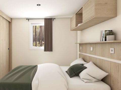 MOBILHOME 2 personnes - COTTAGE 1 CHAMBRE SPA