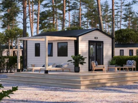 MOBILHOME 2 personnes - Cottage 1 chambre 2 personnes climatisé