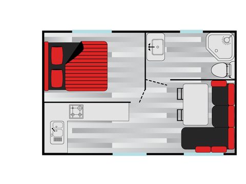MOBILHOME 3 personnes - Gaou
