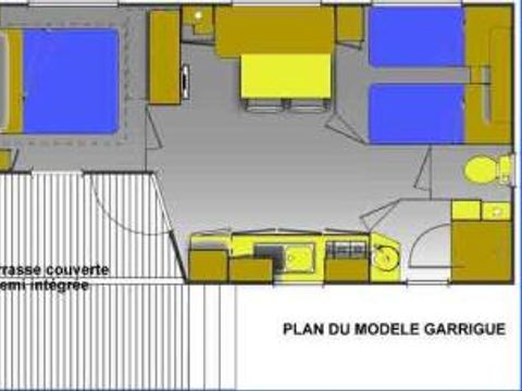 MOBILHOME 5 personnes - Garrigue