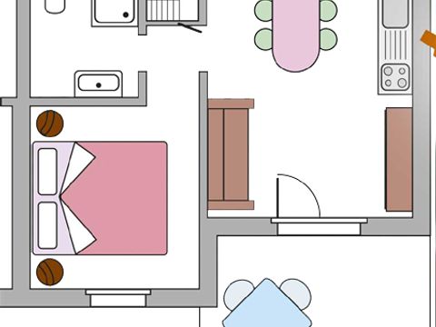 BUNGALOW 4 personnes - BILO COMFORT