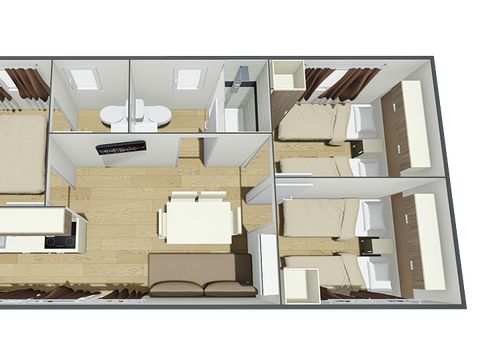 MOBILHOME 6 personnes - MAXICARAVAN PRESTIGE