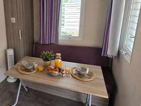MOBILHOME 2 personnes - Mobile-home Coucourelle Standard 16m² - 1 chambre - terrasse semi-couverte -