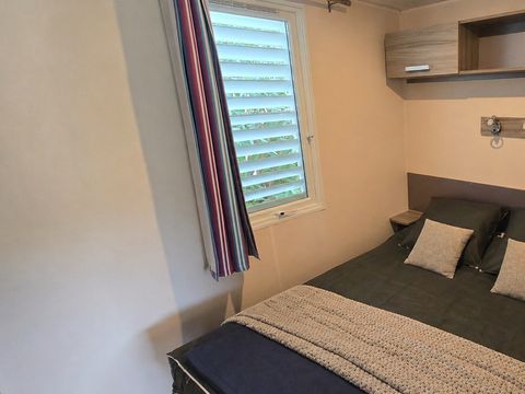 MOBILHOME 2 personnes - Mobile-home Coucourelle Standard 16m² - 1 chambre - terrasse semi-couverte -