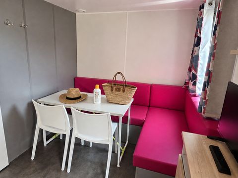 MOBILHOME 4 personnes - Mobile-home Aglandau Confort 20m² - 1 chambre - terrasse semi-couverte -