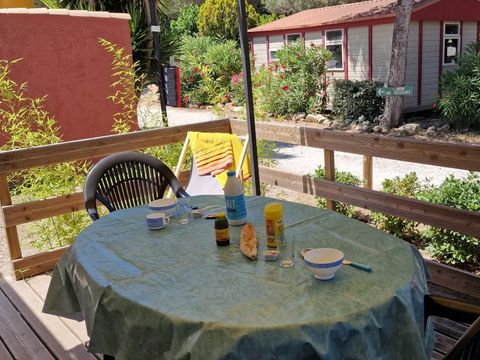 Mobilhome 4 personnes - Aglandau Confort 20m² - 1 chambre - Terrasse semi-couverte