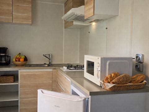MOBILHOME 4 personnes - Mobile-home Aglandau Confort 20m² - 1 chambre - terrasse semi-couverte -