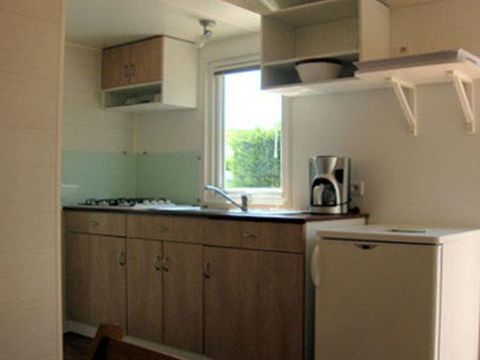 Mobilhome 5 personnes - Cottage Picholine Standard 25m² - 2 chambres - terrasse semi-couverte