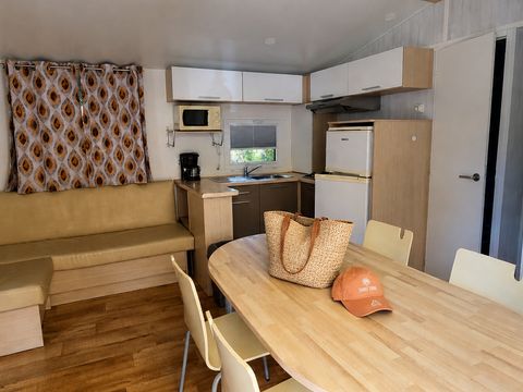 MOBILHOME 6 personnes - Mobile-home Grassois Standard Clim 33m² - 3 chambres - terrasse semi-couverte - clim -