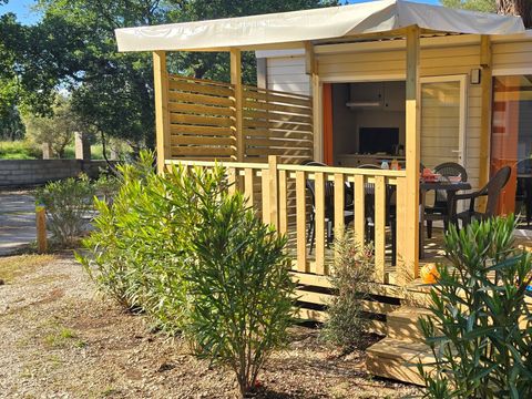 MOBILHOME 6 personnes - Mobile-home Riviera Premium 34m² - 3 chambres - terrasse semi-couverte - clim -