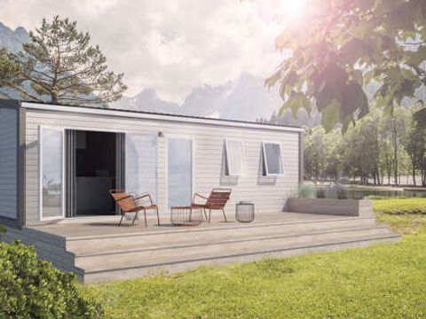 MOBILHOME 6 personnes - Mobile-home Riviera Premium 34m² - 3 chambres - terrasse semi-couverte - clim -