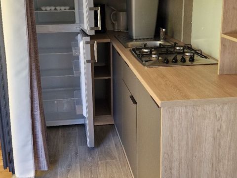 Mobilhome 6 personnes - Mobile-home Riviera Premium 34m² - 3 chambres - terrasse semi-couverte - clim