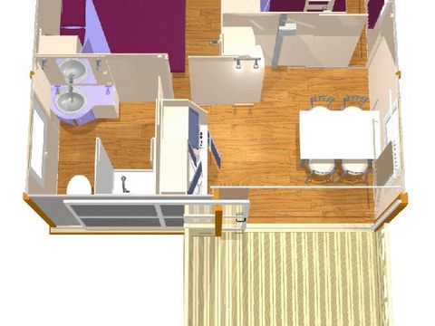 MOBILHOME 4 personnes - NEMO