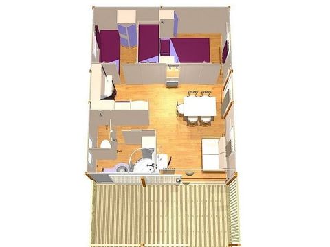 BUNGALOW 5 personnes - ATLANTIS