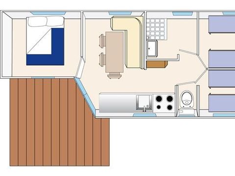 MOBILHOME 6 personnes - LIMOGES