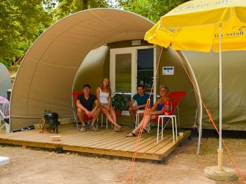 BUNGALOW TOILÉ 4 personnes - LE PETIT CHATEAU (sans sanitaires)