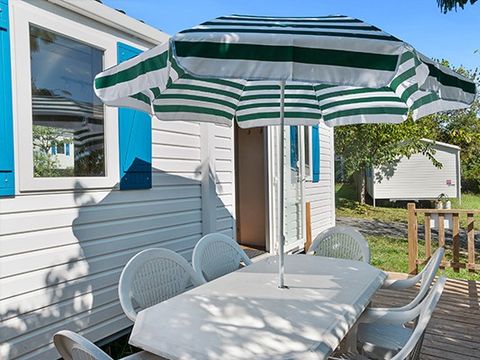 MOBILHOME 6 personnes - Classic | 3 Ch. | 6 Pers. | Terrasse surélevée non couverte 