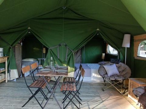 BUNGALOW TOILÉ 5 personnes - Freeflower Standard 37m² 2 chambres dont terrasse couverte 13m² - sans sanitaires