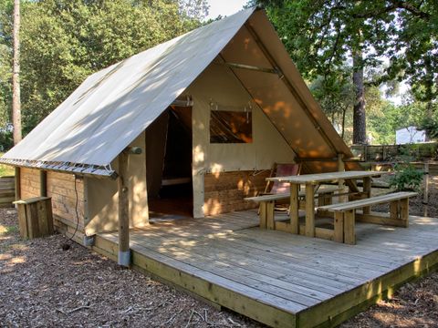 BUNGALOW TOILÉ 4 personnes - Cabane Amazone (sans sanitaires)