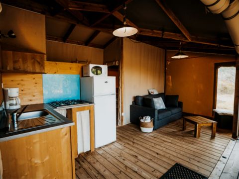 TENTE TOILE ET BOIS 6 personnes - Ecolodge Premium Cotton