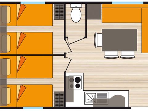 MOBILHOME 6 personnes - Mobilhome 6 personnes