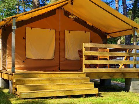 BUNGALOW 5 personnes - Bungalow toilé luxe 5 pers PMR