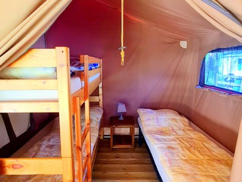 BUNGALOW TOILÉ 5 personnes - Bungalow Toilé Luxe 3 Pièces 5 Personnes Sans Sanitaire