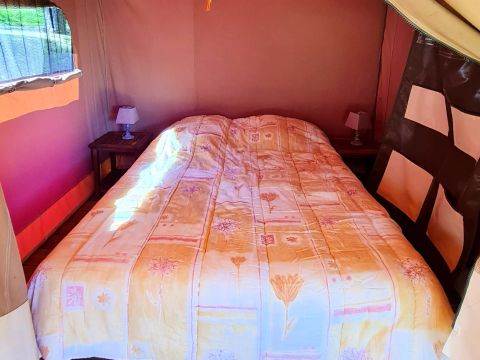 BUNGALOW TOILÉ 5 personnes - Bungalow Toilé Luxe 3 Pièces 5 Personnes Sans Sanitaire