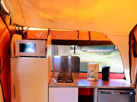 BUNGALOW TOILÉ 5 personnes - Bungalow Toilé Luxe 3 Pièces 5 Personnes Sans Sanitaire