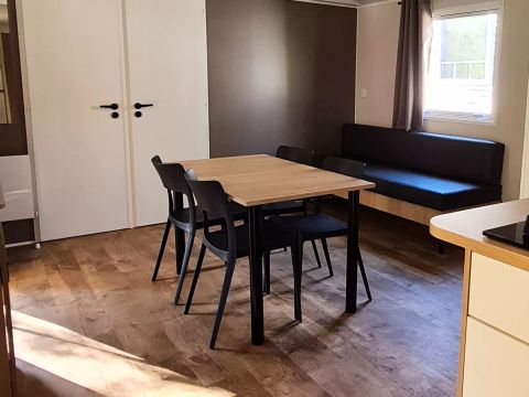 MOBILHOME 4 personnes - Mobil Home Terracotta 3 Pièces 4 Personnes + TV