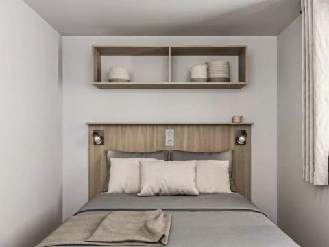 MOBILHOME 4 personnes - Mobil Home Luxe Panoramique 3 Pièces 4 Personnes + TV