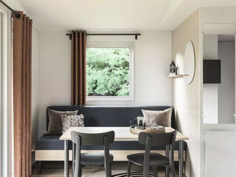 MOBILHOME 4 personnes - Mobil Home Luxe Panoramique 3 Pièces 4 Personnes + TV