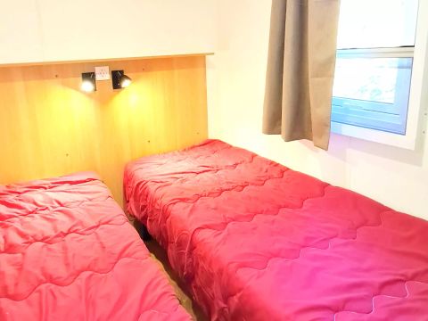 MOBILHOME 6 personnes - Mobil Home Terracotta Luxe 4 Pièces 6 Personnes + TV