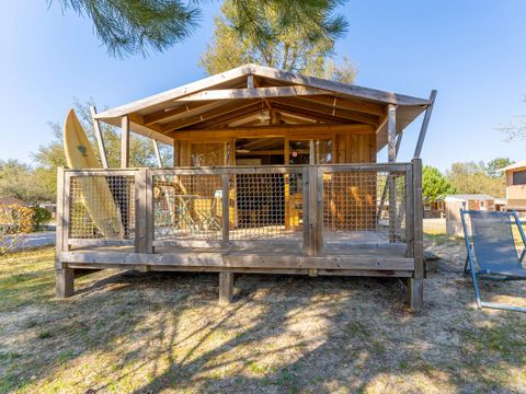 TENTE TOILE ET BOIS 5 personnes - SAFARI Lodge 5 pers