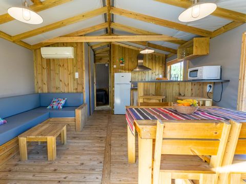 TENTE TOILE ET BOIS 5 personnes - SAFARI Lodge 5 pers