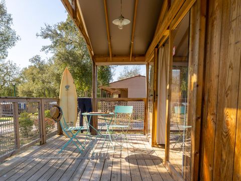 TENTE TOILE ET BOIS 5 personnes - SAFARI Lodge 5 pers