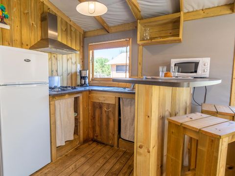 Tente en toile et en bois 5 personnes - SAFARI Lodge 5 pers